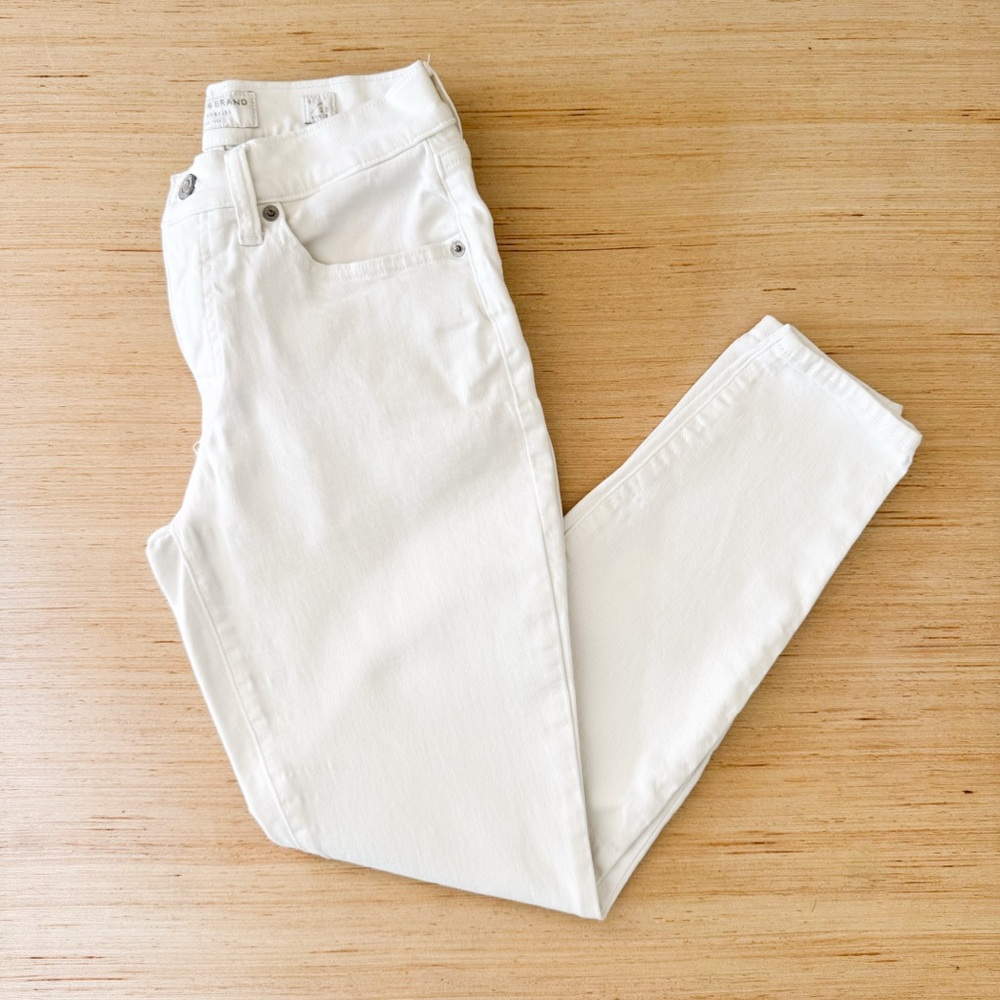 Lucky Brand Women's Off-White Straight Leg Jeans Size 6/28